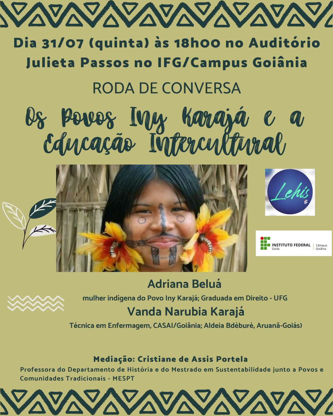 Roda de Conversa: Os povos Iny Karajá e a educação intercultural